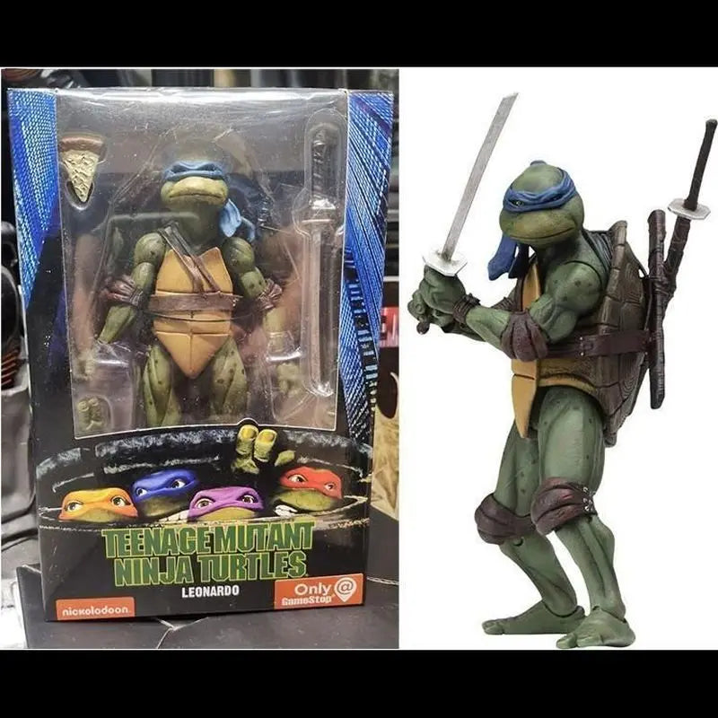 Neca Ninja Turtles 1990 Movie Version Limited Edition 7 Inch Posable