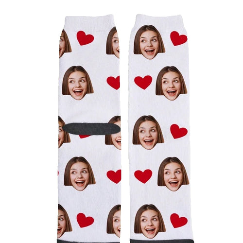 Custom Face Socks Personalized Photo Socks Customizable Funny Socks