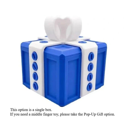 The Annoying Present with Middle Finger in A Box Gift Box with Screws