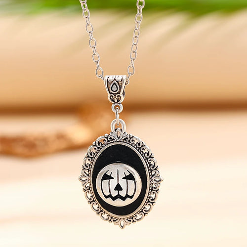 Gothic Vampire Cameo Pendant Choker Velvet Necklace for Women Fashion