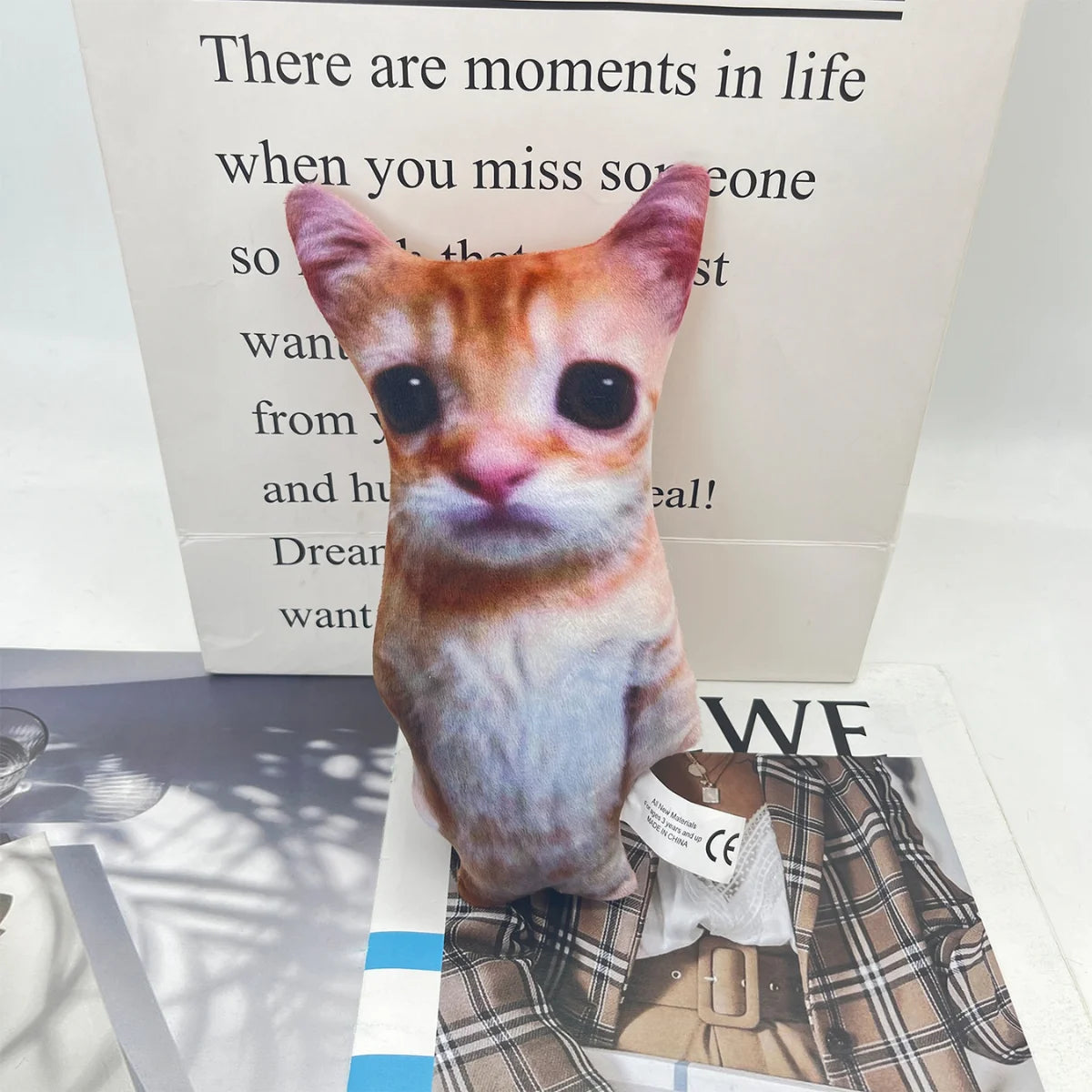 21cm Cute El Gato Cat Plush Toys Wowwow Cat Dolls Plushies Simulation