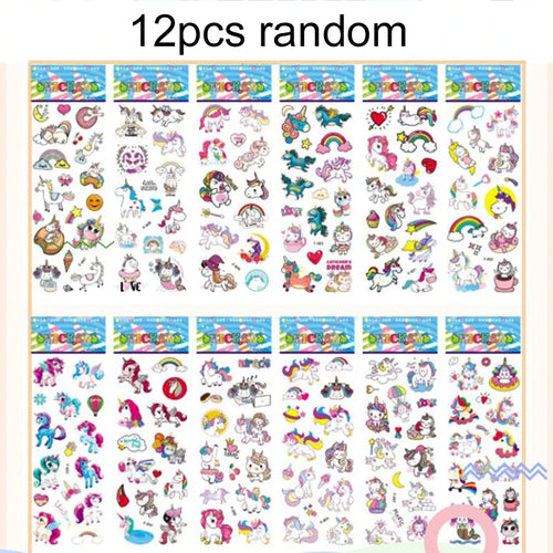 12pcs/set Children Bubble Stickers 3D Sticker Toy Plastic Multiple