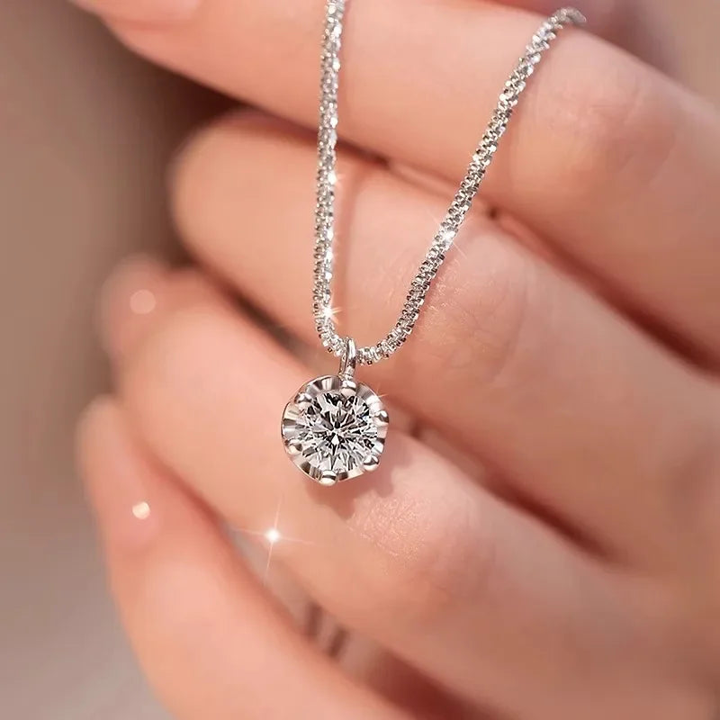 1Pc Exquisite Fashionable Necklace Zirconia Necklace for Women's