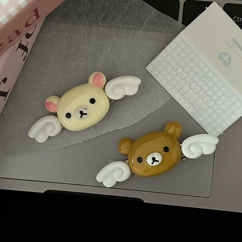 Kawaii Rilakkuma Bangs Side Clip Cartoon Cute Wave Point BB Hair Clip
