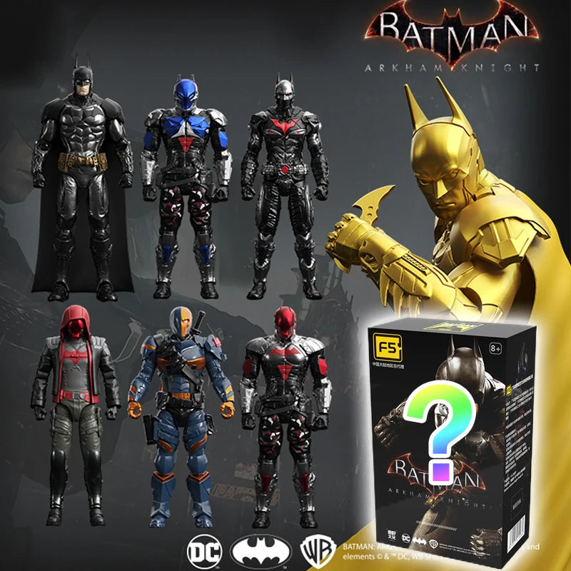 New F5 Batman Arkham Knight assembled Model Blind Box 7style 10cm
