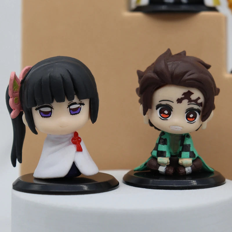 Demon Slayer Figure Toy Anime Kimetsu no Yaiba Q Version Sitting