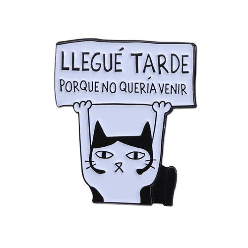 Funny Spanish Quote Enamel Pins Te Calmas O Te Calmas Despues No Digas