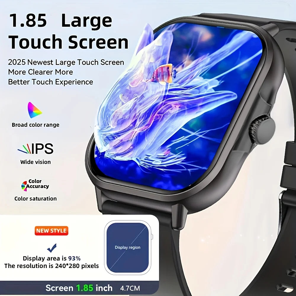 LAXASFIT 2026 New Smartwatch Bluetooth Calling Music Playback Heart