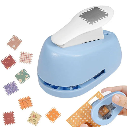 Stamp Shaped Paper Punch, Portable Hole Puncher for Crafts,