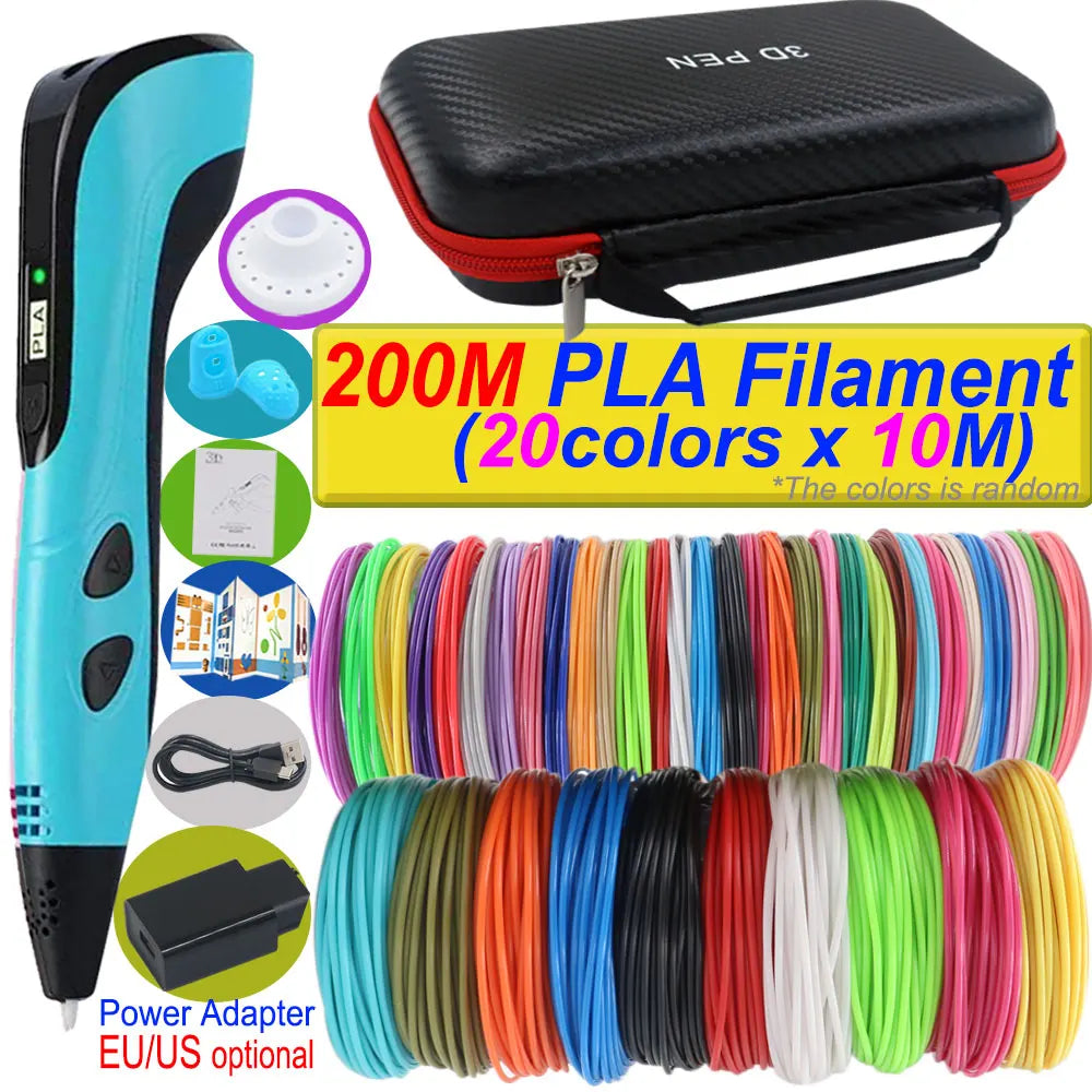 2025 New 3D Printing Pen DIY Three-dimensional Painting Children Toys