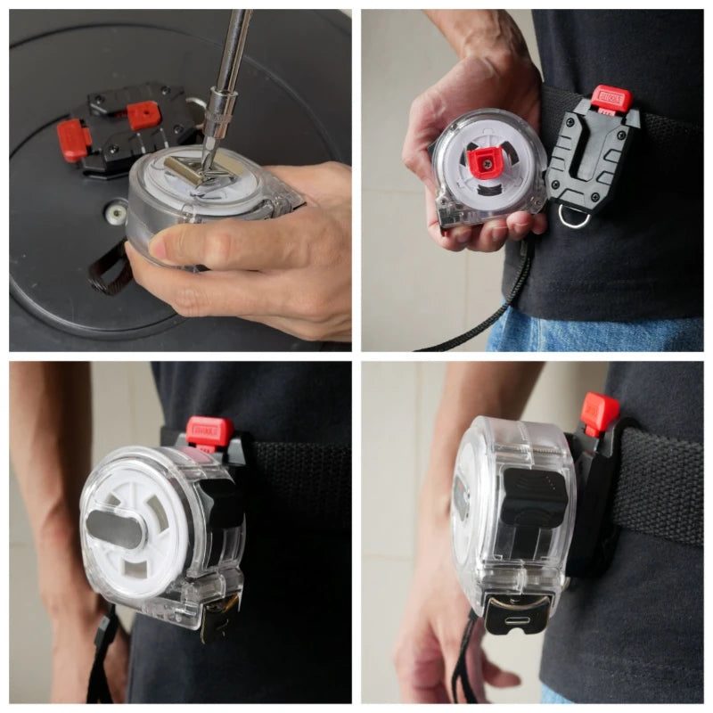 NEW Universal Tape Measure Quick-hanging Belt Clip for Tajima