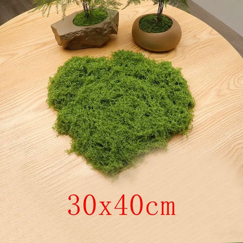 Green Fake Moss DIY Crafts Grass Artificial Moss Faux Preserved Moss
