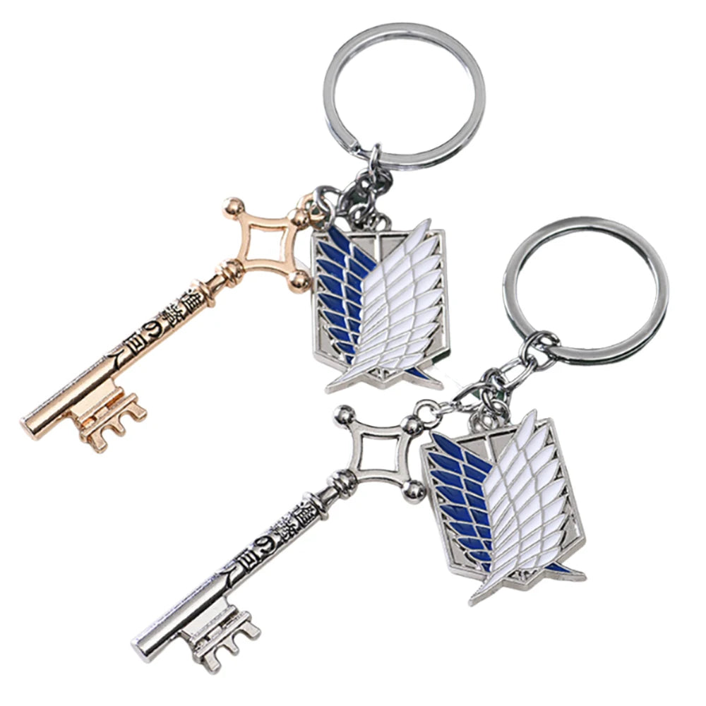Anime Attack On Titan Keychain Shingeki no Kyojin Scouting Legion