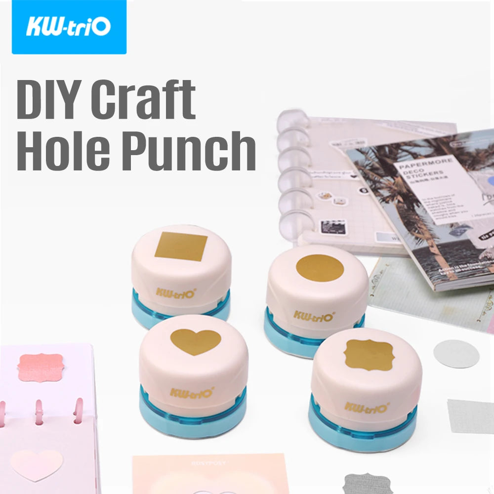 KW-triO Craft Hole Punch Handmade Scrapbook Paper Puncher Scrapbooking