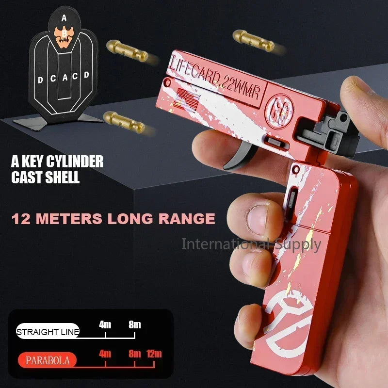 Real Look Mini Life Card Toy Gun Little Gun For Boys Age 8+ Birthday