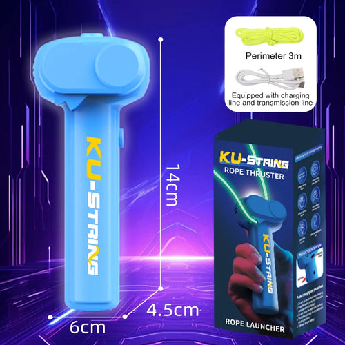String Rope Glow in The Dark String Rope Launcher Luminous Portable