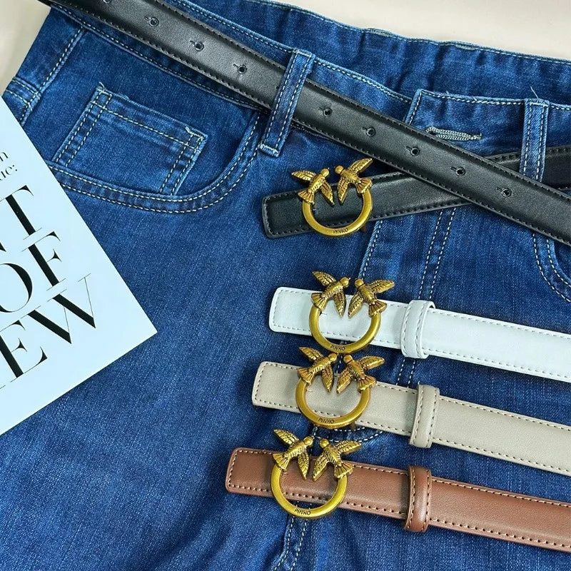 Women's Retro Belt, Fashionable PU Leather, Daily Clothing Decoration,
