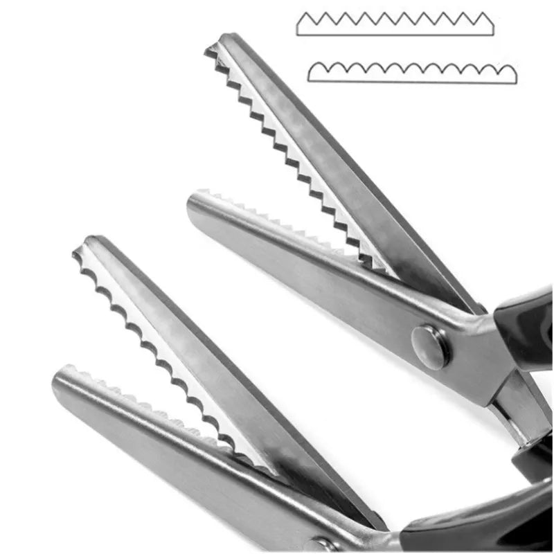 Stainless Steel Pinking Shears Comfort Grip Handled Professional