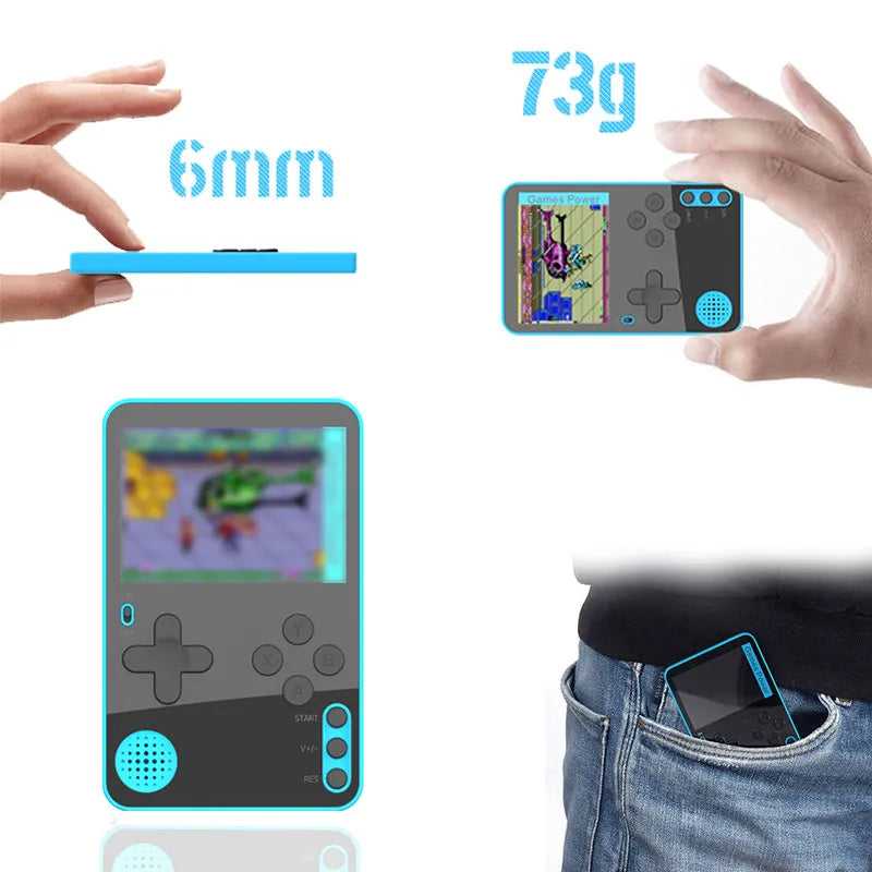 Handheld Game Console 500 Classic Games LCD Portable Retro Video Mini