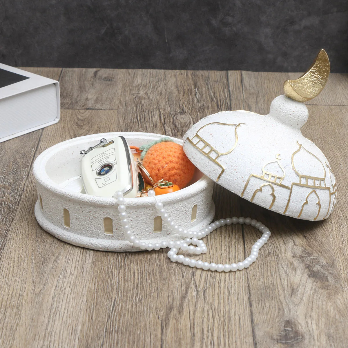 1 PC Ramadan Muslim Kaaba Dome Mosque Islamic Desktop Ornament Table