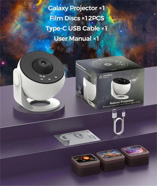 Star Projector Night Light Planetarium Projector 360° Rotate Galaxy