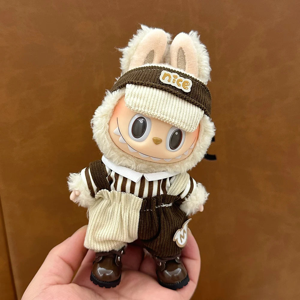 Plush Doll Multiple Styles Clothing Set For Labubu Outfit Accessories