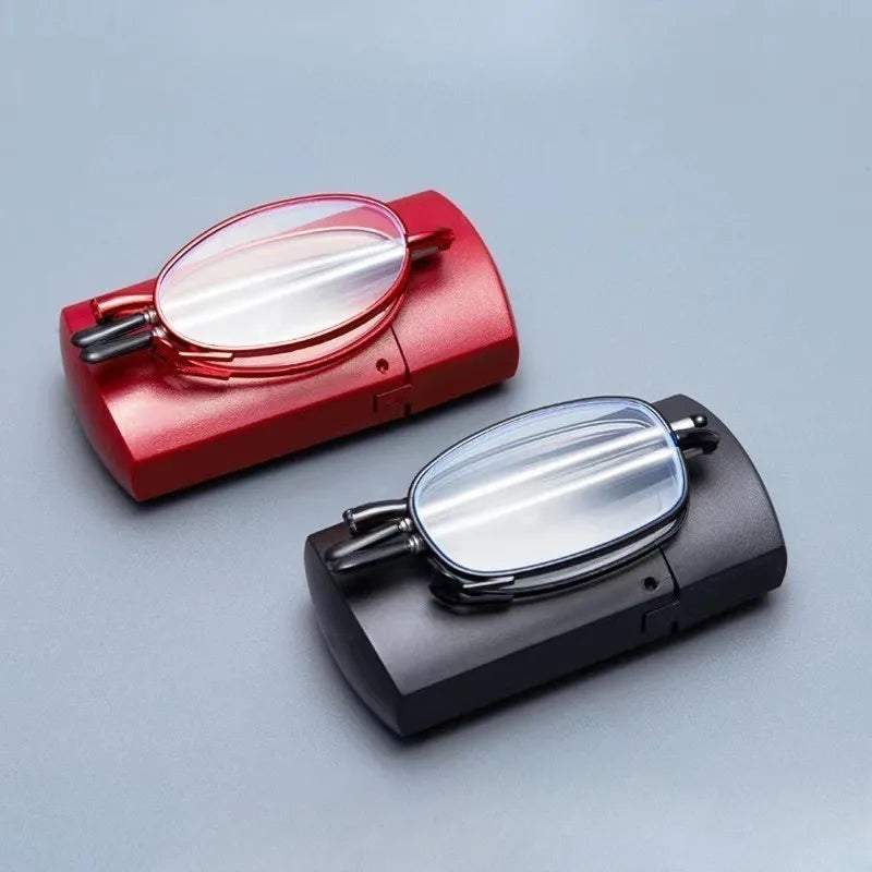 Gift Case Foldable Reading Glasses +1.00 to +4.00 Strength Men Women