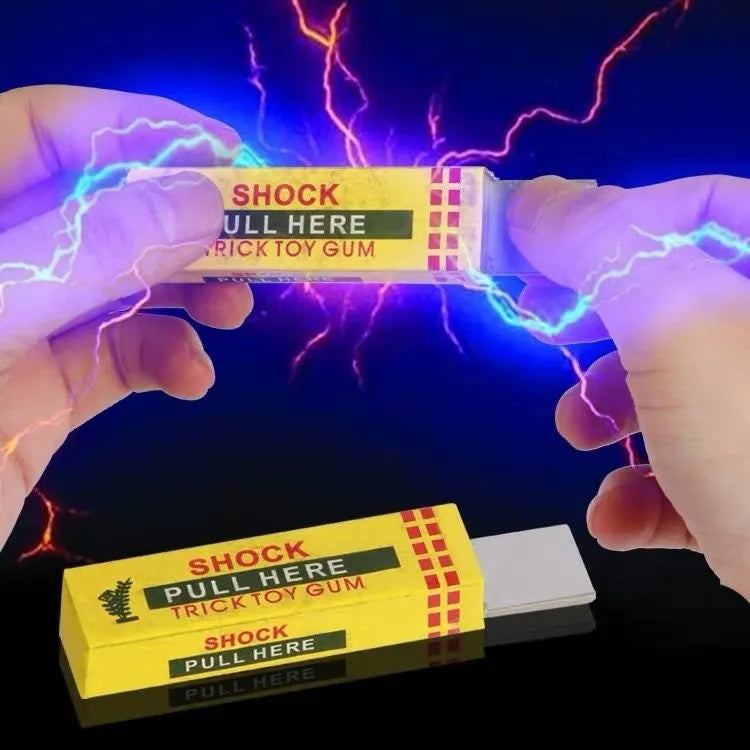 Electric Shock Joke Chewing Gum Pull Head Shocking Toy Gift Gadget