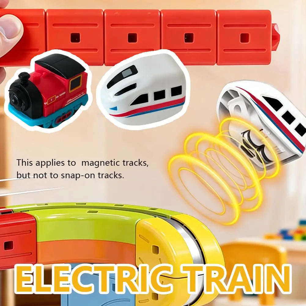 Magical Orbital Cube Kids Educational High-Speed Train DIY Building