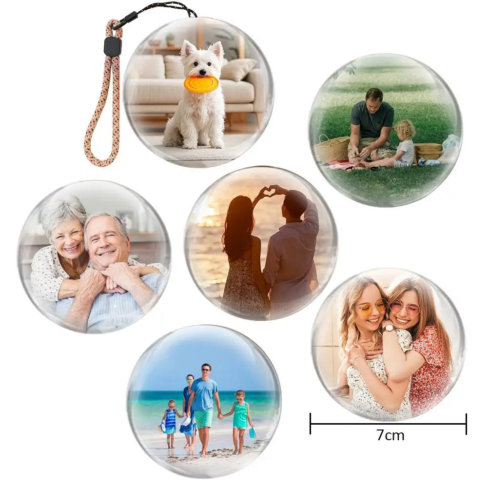 3D Video Crystal Ball DIY Memory Art Glass Ball Lamp Spherical Pixel