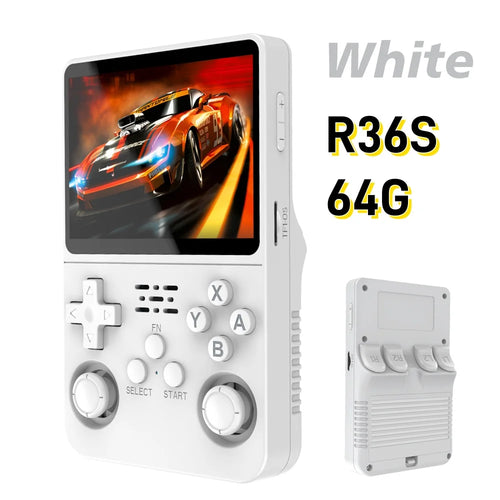 R36S Retro Handheld Video Game Console ARKOS System 3.5 Inch IPS