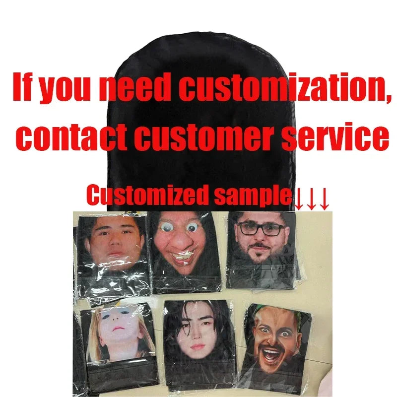 New Funny Cosplay Mesh Mask for Men Women Halloween Party Celebrity
