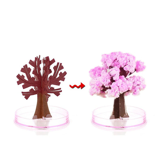 DIY Growing Tree Paper Sakura Crystal Trees Desktop Cherry Blossom