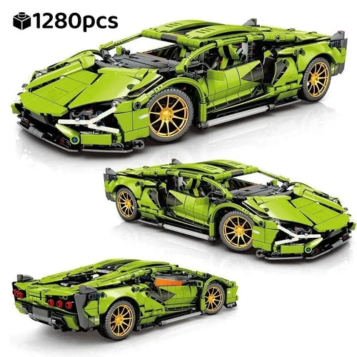 City Technical Famous Racing Sport Car Model Building Blocks