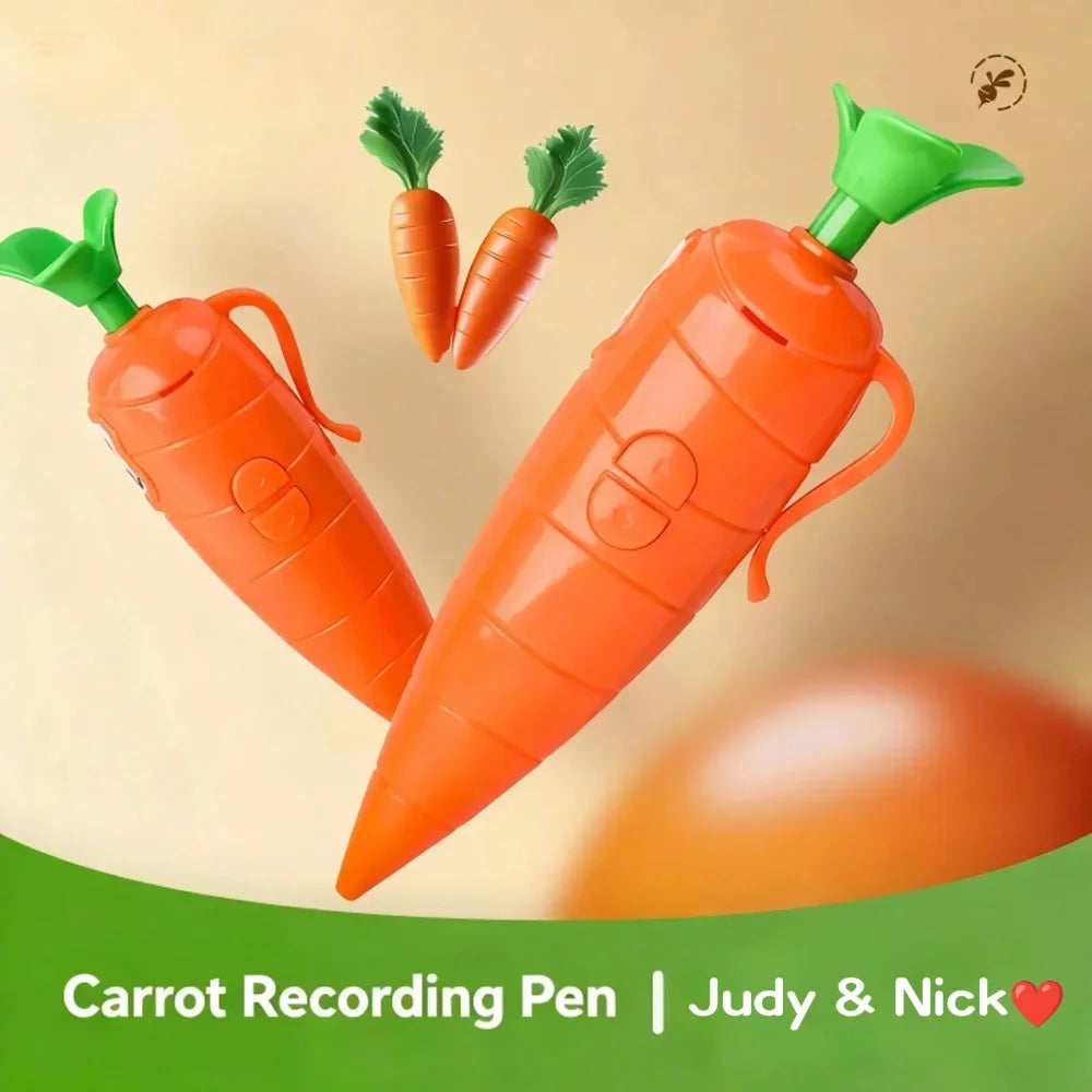 -*Judy & Nick Carrot Voice Recorder Electronic Sound Toy Can Write