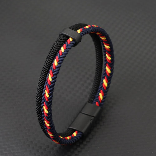 Unique Thread Bracelet Unisex Detachable Magnet Buckle Bangle Outdoor
