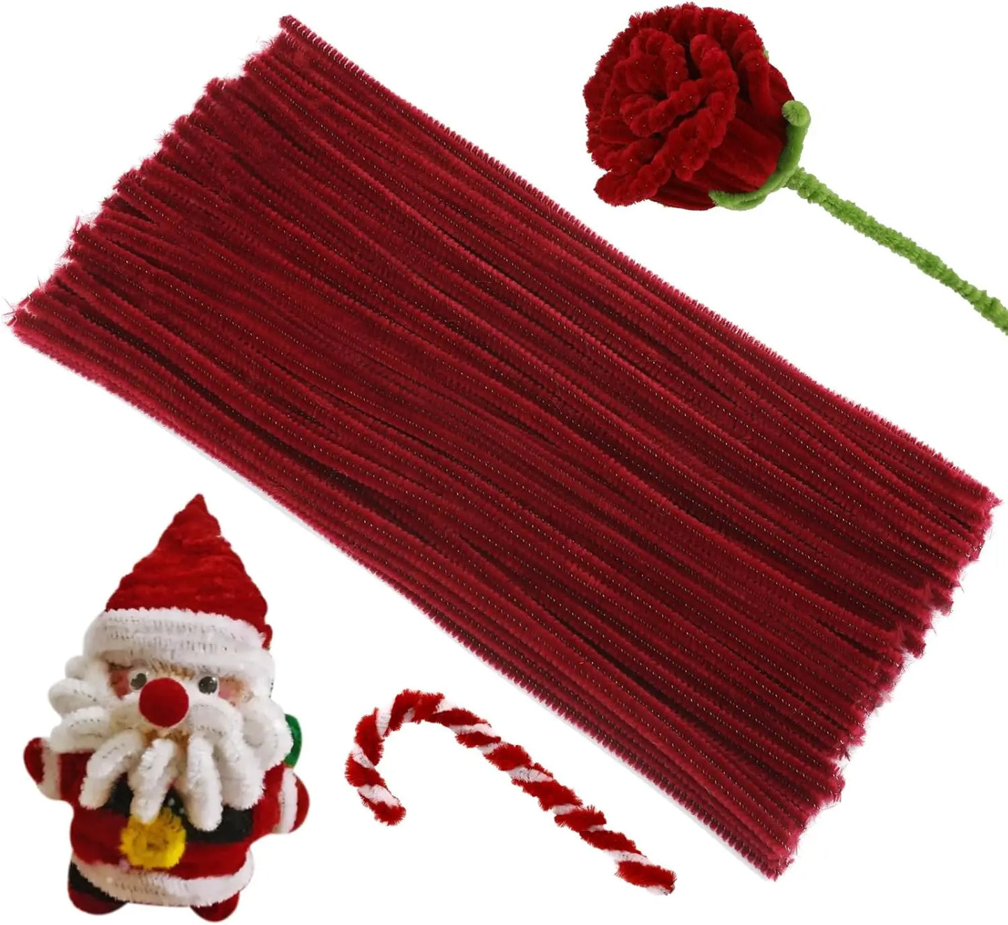 100/200/300 Pcs Creative Crafting Pipe Cleaners Supplies for DIY