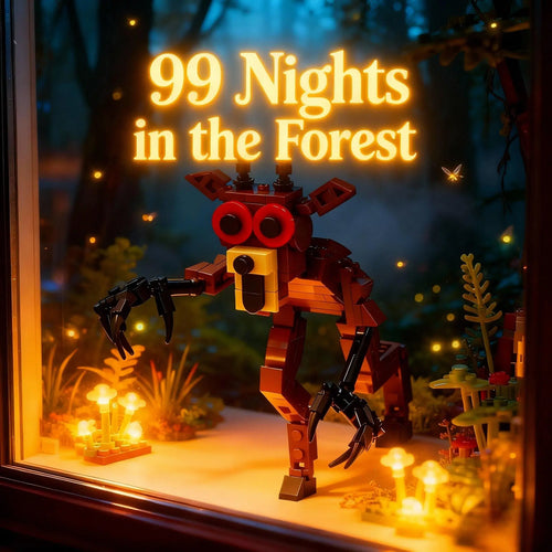 Hot 99 Nights in The Forest Building Blocks, Horror Game Deer Figure