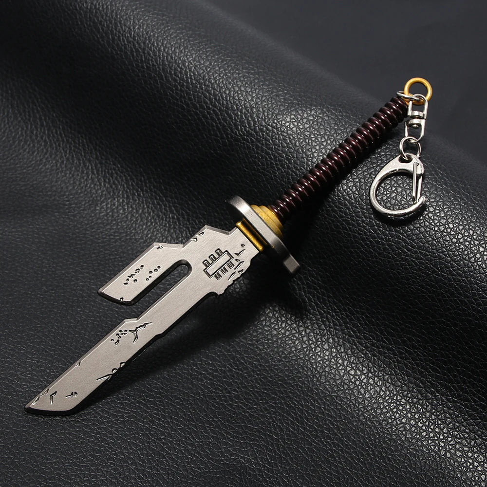 Anime Jujutsu Kaisen Keychain Nanami Kento Fushiguro Toji Weapon Model
