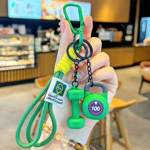 Fitness Keychain for Gym Lovers Premium Gift Sports Enthusiasts