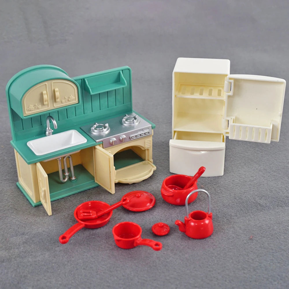 Forest Family Doll 1:12 Dollhouse Kitchen Accessories Mini Model