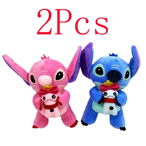 12cm 20cm 25cm Stitch Stuffed Plush Models Cartoon Stuffed Plush Dolls