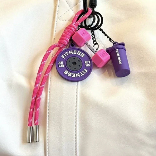 Fitness Keychain for Gym Lovers Premium Gift Sports Enthusiasts