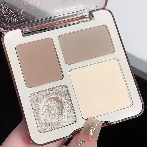 Natural Stereoscopic Face Powder Palette  Matte Bronzer  Contour