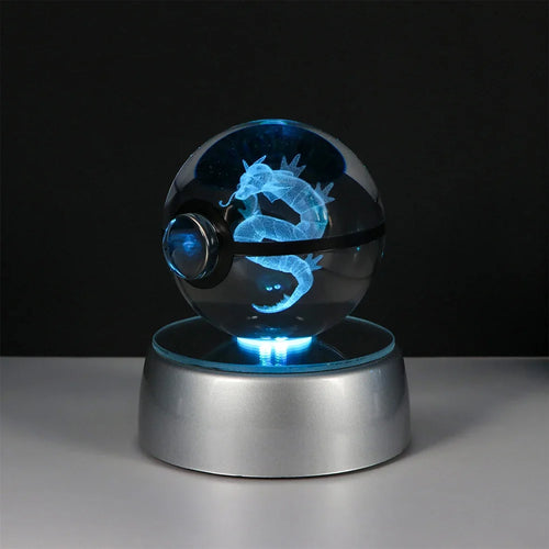 Pokemon Crystal Ball Pikachu Gengar Eevee Mewtwo Lacario Anime Game