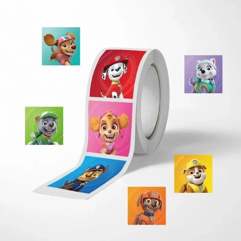 New 450PCS Paw Patrol Children's Cartoon Stickers Cute Kids Stationery