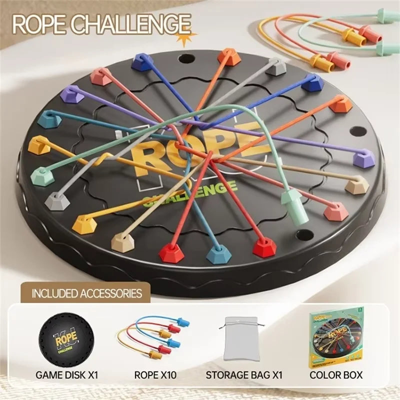 Chain Triangle Chess Game Triggle Rubber Band Game Educational
