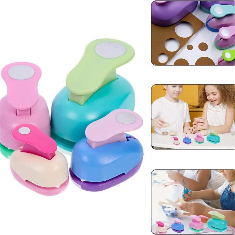 Assorted Circle Punch Set (8/16/25/38/50/75mm) - Vibrant Paper Craft