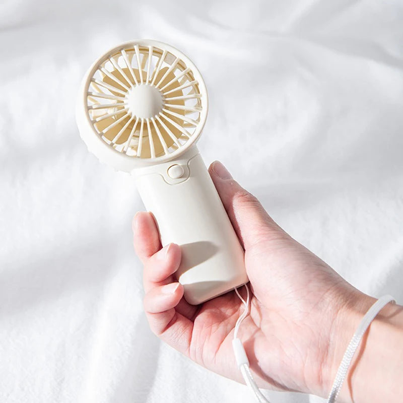 2025 Cute Mini Fan Portable Handheld Fan Lightweight Handy Fan Pocket