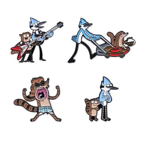 2-9pcs/set Cartoon Characters Collection Enamel Pins Cool Cute Anime